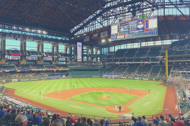 Texas Rangers Baseball Game Ticket at Globe Life Field - Photo 1 of 9